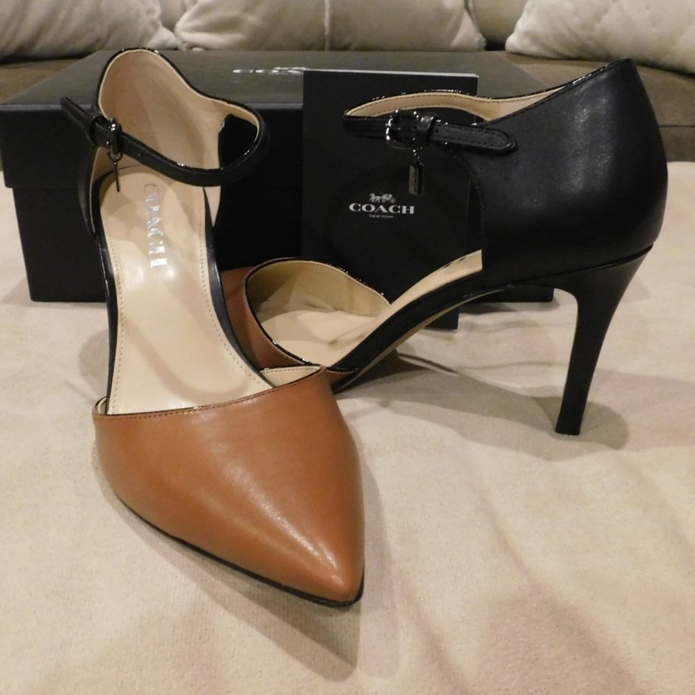 NIB COACH Seline D'Orsay Pumps 7M - Picture 3 of 5